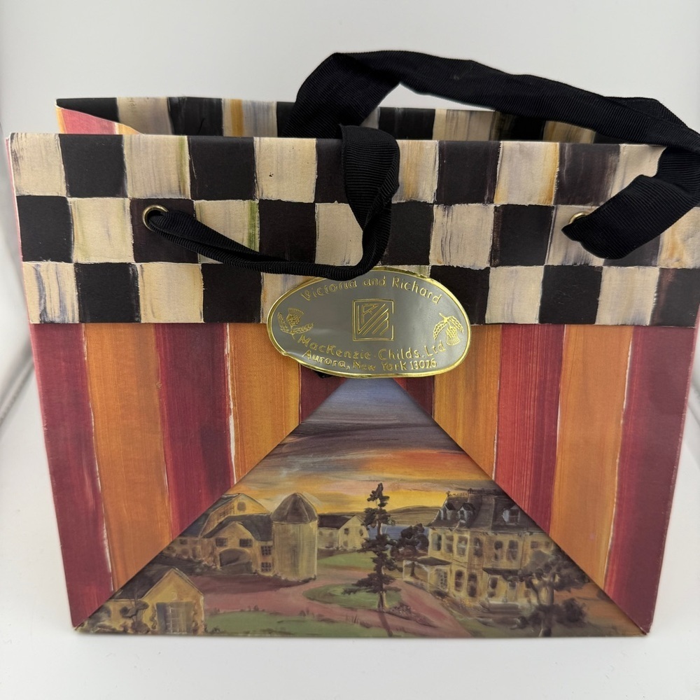 Mackenzie Childs Paper Shopping Bag - Picture 3 of 5